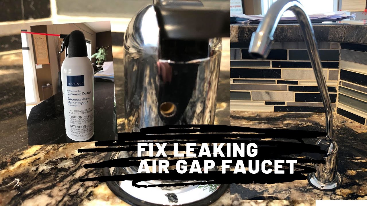 Fixing a leaking air gap faucet on Watts Premier Reverse Osmosis YouTube