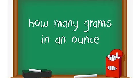 How many grams in an ounce