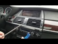 How to Remove Radio / Navigation  Display from BMW X5 2009 for Repair.