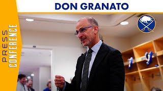 “Loved The Response” | Buffalo Sabres Coach Don Granato Following 7-6 Victory Over Detroit Red Wings
