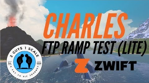 Charles vs. Zwift FTP Ramp Test Lite – Can He Beat Scott’s Score?