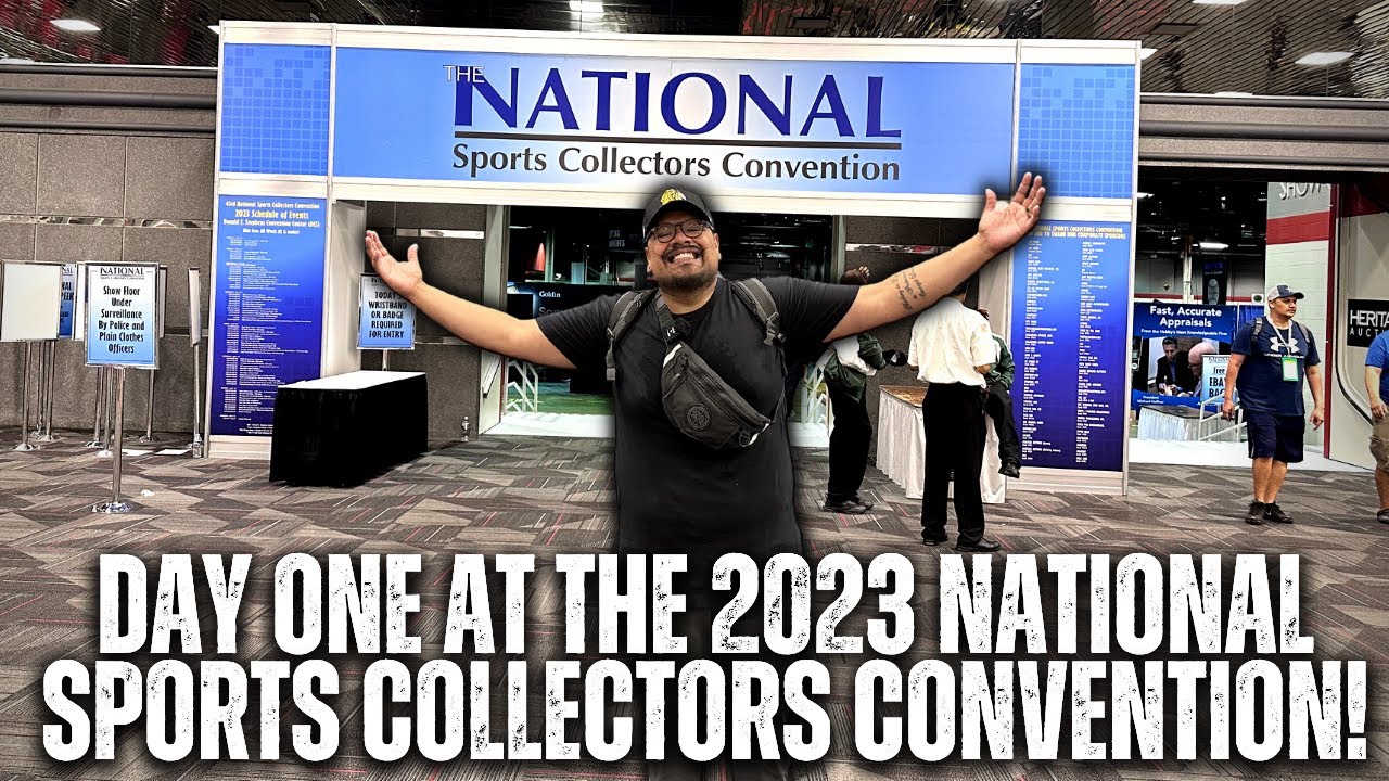 THE 2023 NATIONAL SPORTS COLLECTORS CONVENTION DAY ONE WITH CHICITY