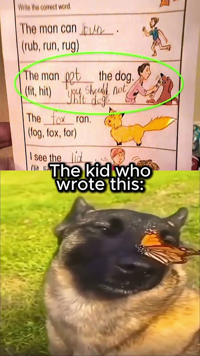 this kid has no enemies 🦋🐕