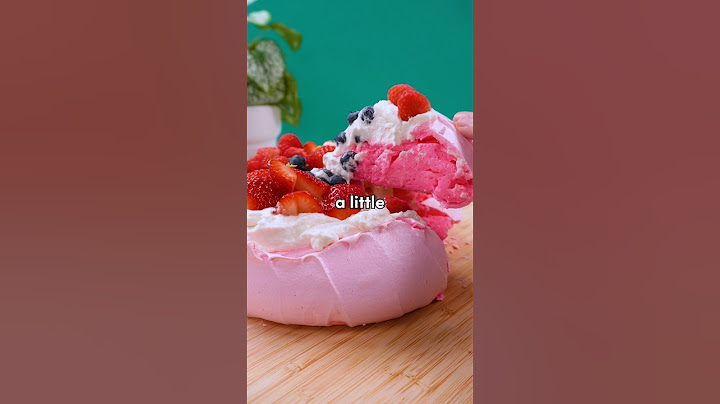 Leftover Egg Whites? Make PAVLOVA!