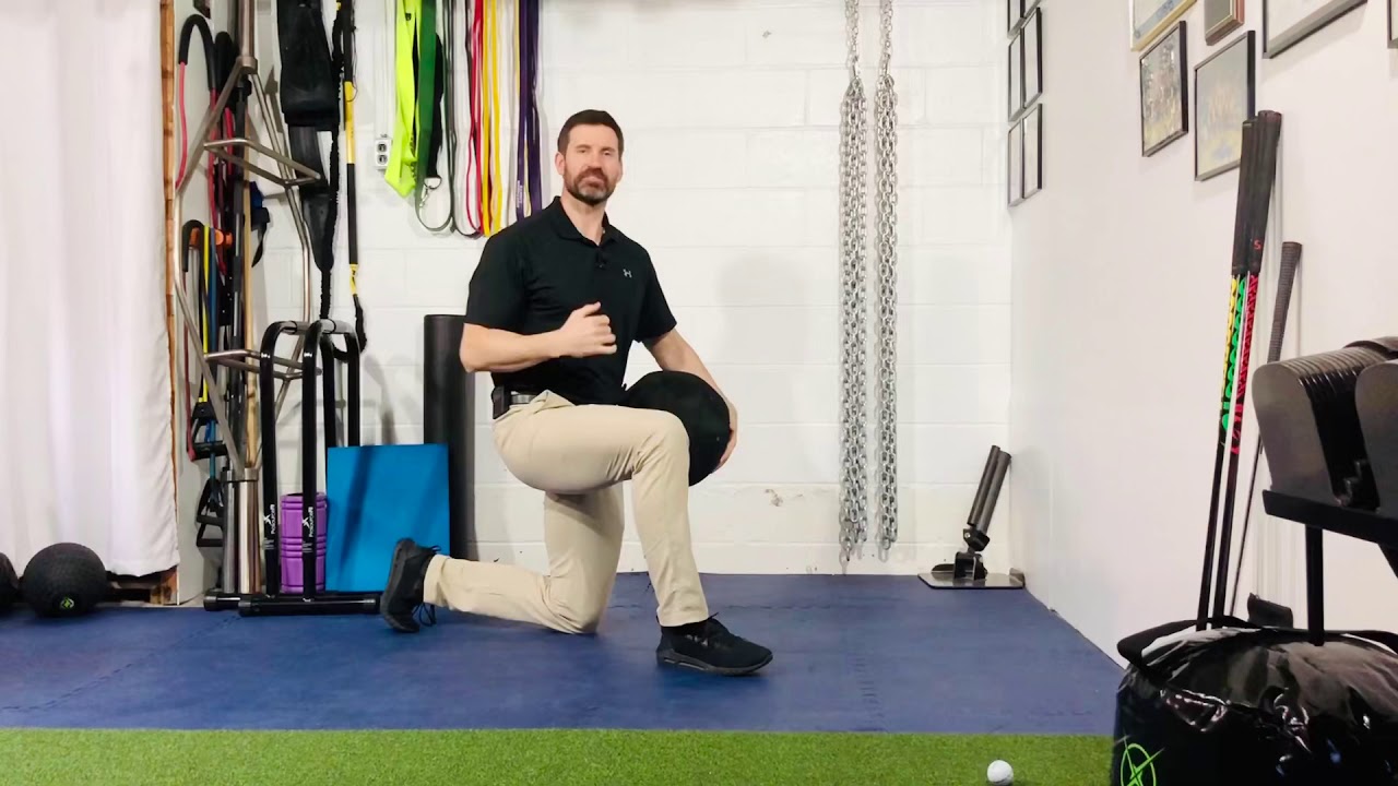 Med Ball Half Kneeling Chop YouTube
