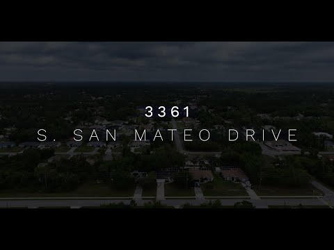 3361 S San Mateo Dr, North Port, FL home video tour