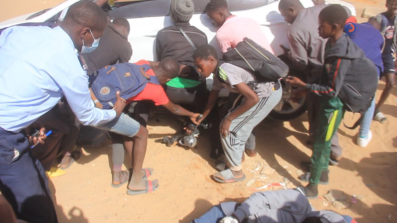 Thiès -  Accident spectaculaire  au quartier Thialy
