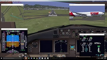 PMDG 777 Autoland Landing