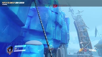 INSANE OVERWATCH WIDOW 1V1 SHOT