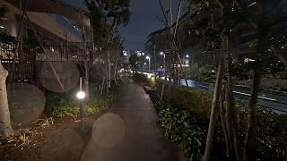 4K・ Night Tokyo walk from Meidaimae to Takaido・4K HDR