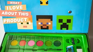 The Minecraft art kit my 5 year old grabbed first