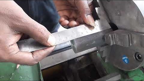 LATHE AND DRILLING PRACTICAL - FACING STEP TURNING PART 2