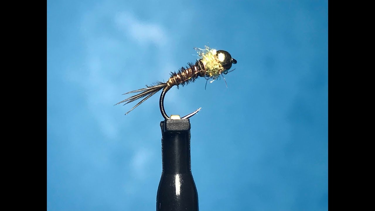 Montage d'une nymphe faisan