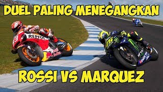 DUEL MENEGANGKAN ROSSI DAN MARQUEZ BERUJUNG VR46 JUARA!! - RACE MOTOGP 2020 - MOTOGP 19 GAMEPLAY