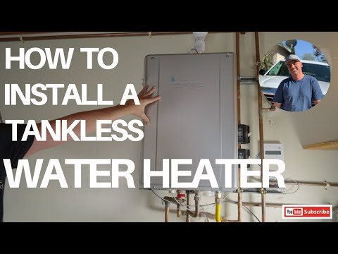 How to install a tankless water heater