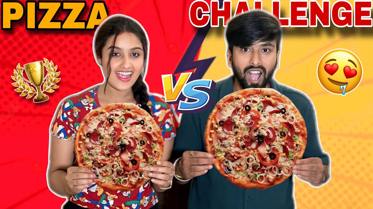 Largest Pizza Eating Challenge @rohitVL0GS11 - YouTube