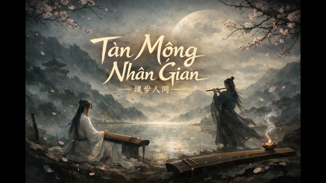 Tàn Mộng Nhân Gian | Nhạc Cổ Phong Trung Quốc Buồn Nhói Tim | Tiêu – Cổ Cầm – Đàn Tranh