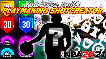 BEST PLAYMAKING SHOT CREATOR BUILD ON NBA 2K21 | THE BEST GUARD BUILD ON NBA2K21!