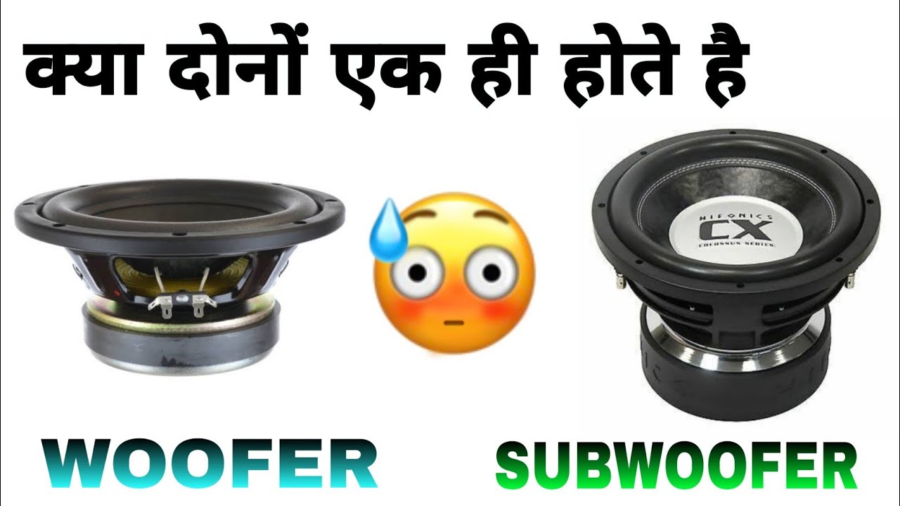 क्या अंतर होता है woofer subwoofer difference subwoofer dj speaker box