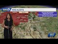 Hot Temperatures and Thunderstorms Once Again Tomorrow