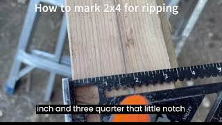 How To Build a Deck: How To Mark 2xs To Rip for Backing - Colorado Custom Covers & Decks