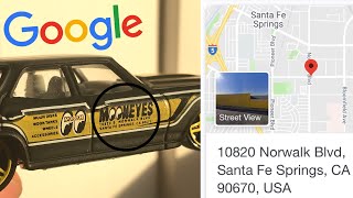 Googling the address on hot wheels cars (#mooneyes)