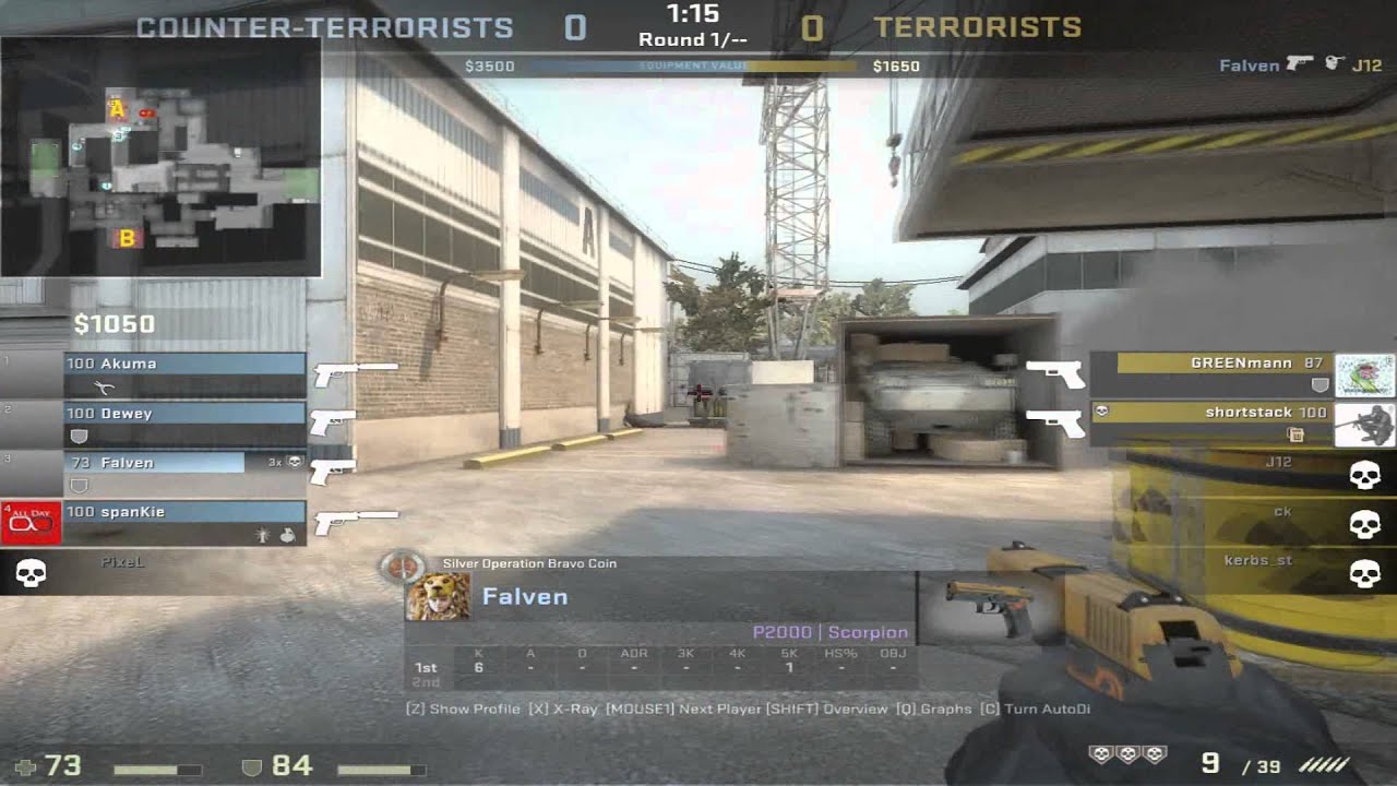 CS:GO ESEA Pug P2000 Ace