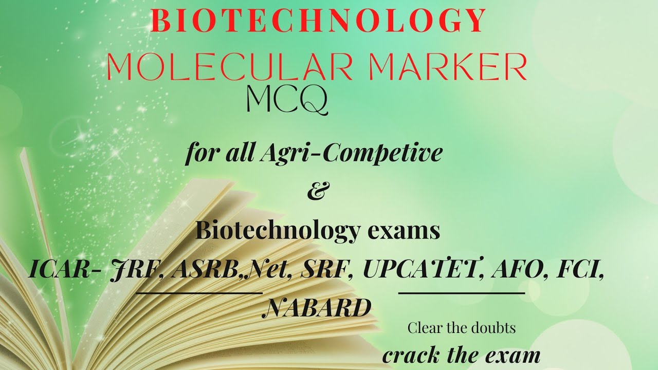 Mcq molecular markers includes memory based ARS net questions YouTube