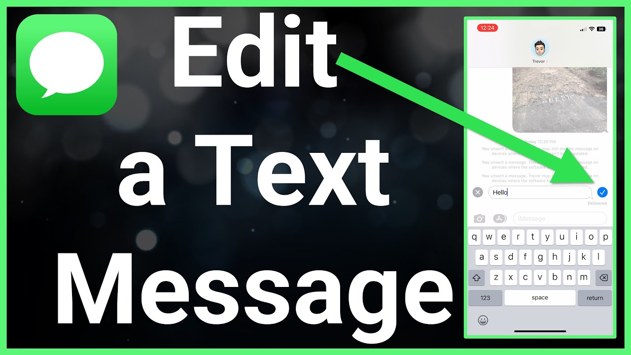 How To Edit Text Message On IPhone YouTube