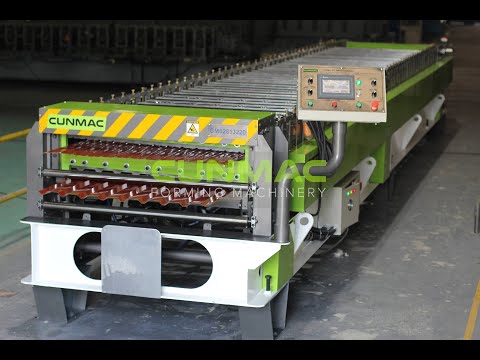 Video CẬN CẢNH MÁY CÁN TÔN 2 TẦNG - Double deck roll forming... - youtube