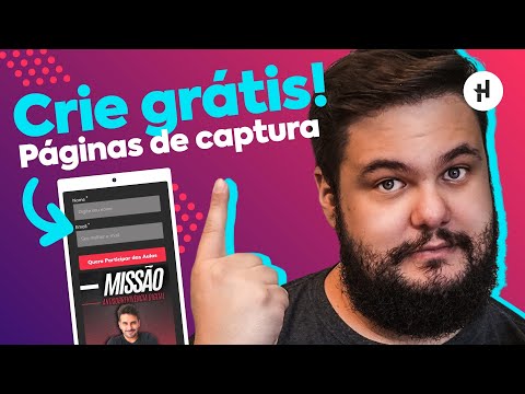 Como criar uma PÁGINA DE CAPTURA GRÁTIS - Passo a Passo