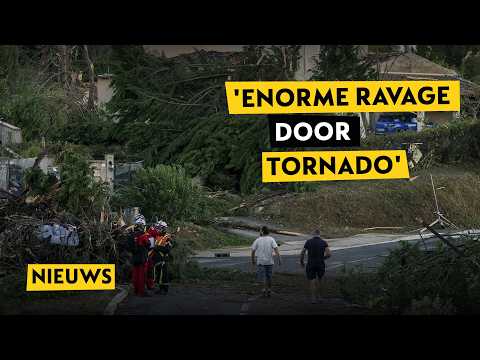 Frankrijk getroffen door zeldzame tornado: meer dan 300 huizen geraakt