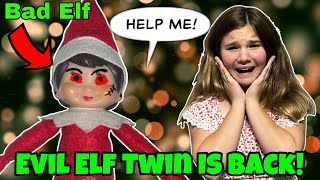 My Elf On The Shelf Is Evil Elf's Evil Twin Is Back! Mom Touched The Elf Part 2