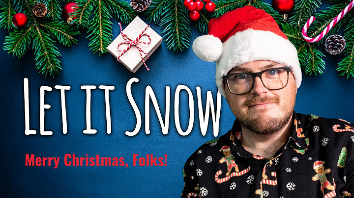 Let It Snow! Let It Snow! Let It Snow! Acoustic version - Acoustic performance video thumbnail