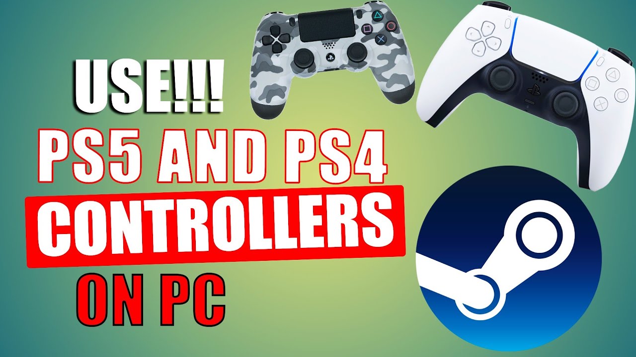 How to Use a PS5/PS4 Gamepad on PC using Steam