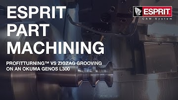ESPRIT ProfitTurning VS ZigZag Grooving