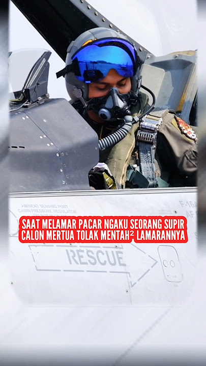 Ternyata Pilot Pesawat Tempur