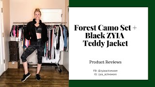 Forest Camo Set + Black ZYIA Teddy 