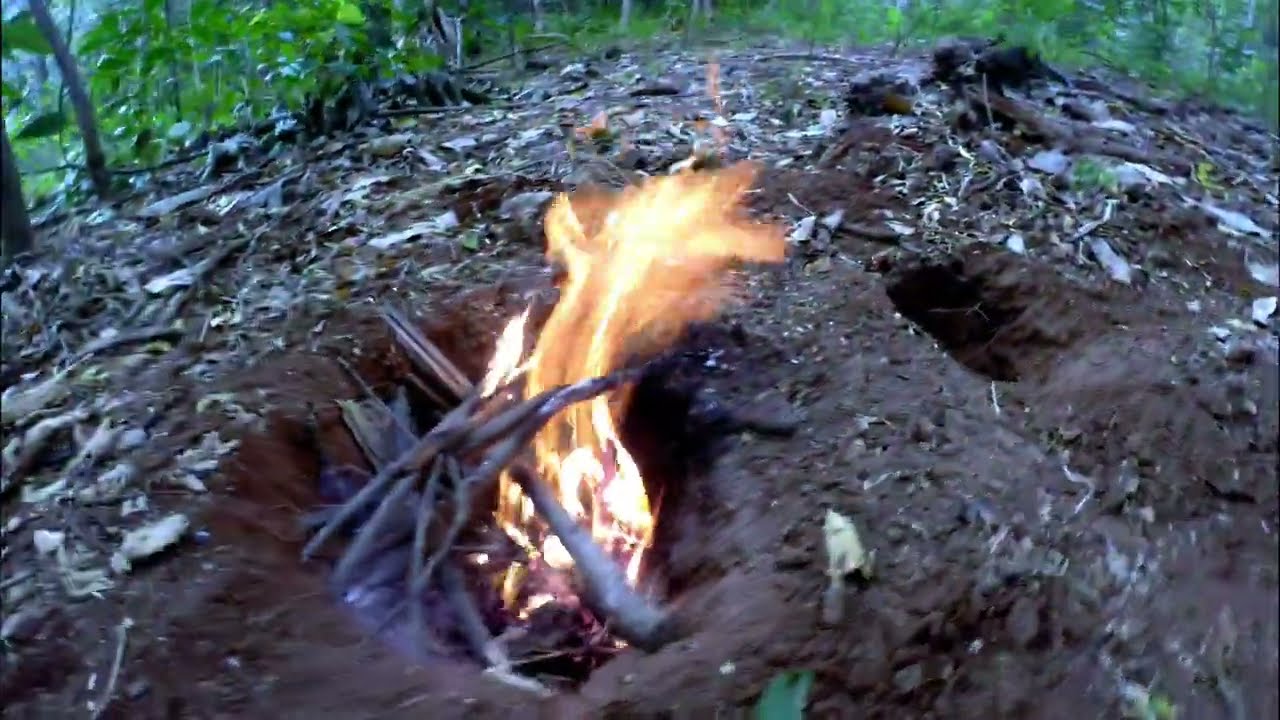 Perfect stealth camping fire method you must know!