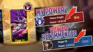 Passing Glory Trials Stage 52 With Low Power | Magic Rush