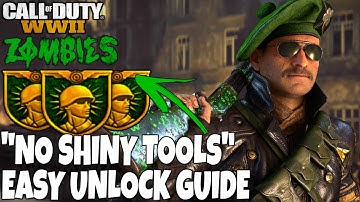 NEW "NO SHINY TOOLS" HIDDEN CHALLENGE GUIDE "THE SHADOWED THRONE" | Call Of Duty: WW2 ZOMBIES