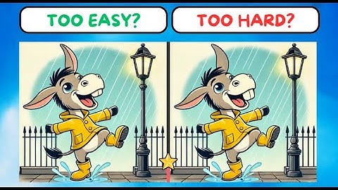 Spot The Difference : Can You Find Them All? [ Find The Difference #104]