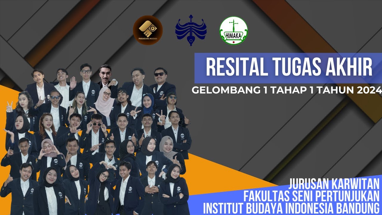 Resital Ujian Tugas Akhir Gelombang 1 Tahap 1 2024 Hari ke-1 Sesi  1 #ParagunaMasagi