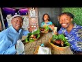 Kenyan dad tries heavy ghana breakfast for the first time in accraghana