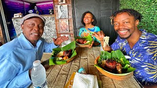 Kenyan Dad Tries Heavy Ghana Breakfast For The First Time In Accra/Ghana!