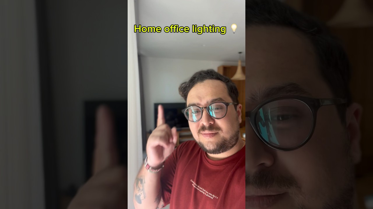 Guide to Home Office Lighting 👨‍💻🏡💡 #remotework #productivityhacks
