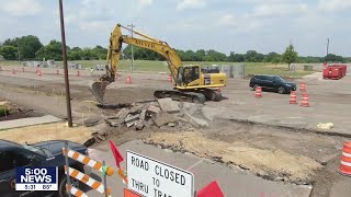 Diffley Road redesign underway to increase safety | FOX 9 KMSP