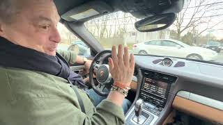 2015 Porsche 911 Turbo S Cabriolet - Agate Grey - Road Test - Passenger POV