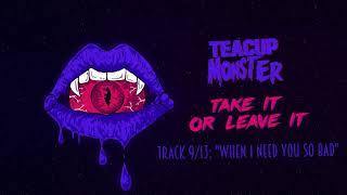Video thumbnail of "Teacup Monster - When I Need You So Bad (Audio) 9/13"