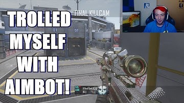I TROLLED MYSELF WITH AIMBOT! (KID PUTS HIS DAD ON THE MIC)